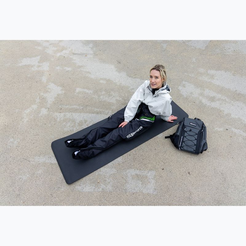 Pantaloni pentru recuperare REBOOTS Go X Straight Cut black/white/green 16