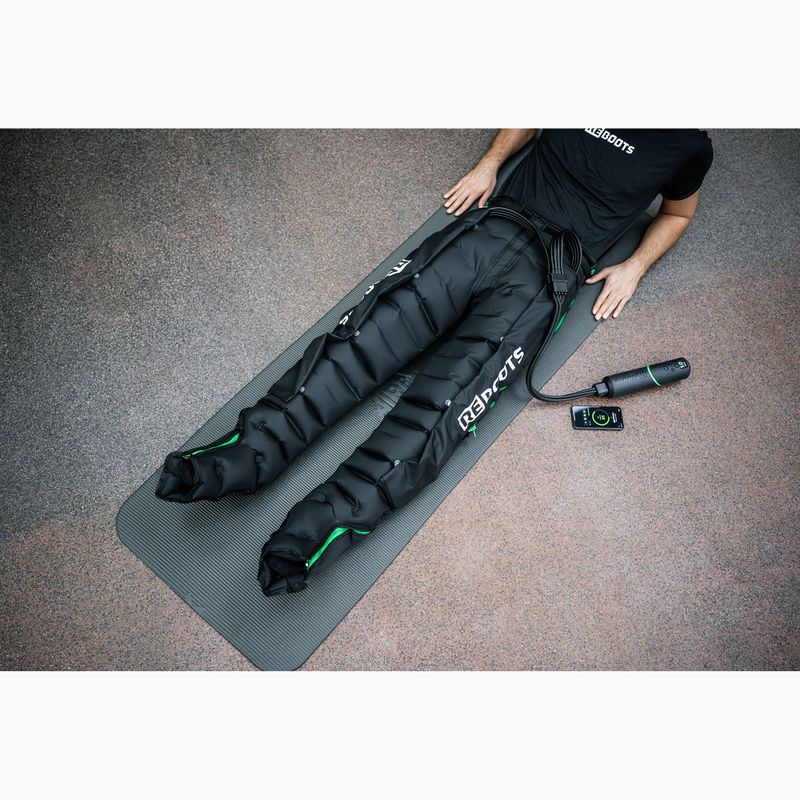 Manșoane pentru drenaj limfatic REBOOTS Go Lite Recovery Pants 2.0 2025 Edition black/white/green 10