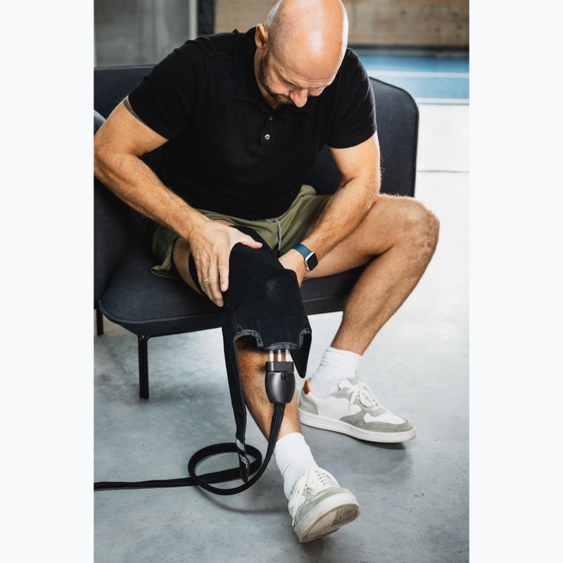 Manșetă pentru crioterapie cu compresie REBOOTS Knee black 9