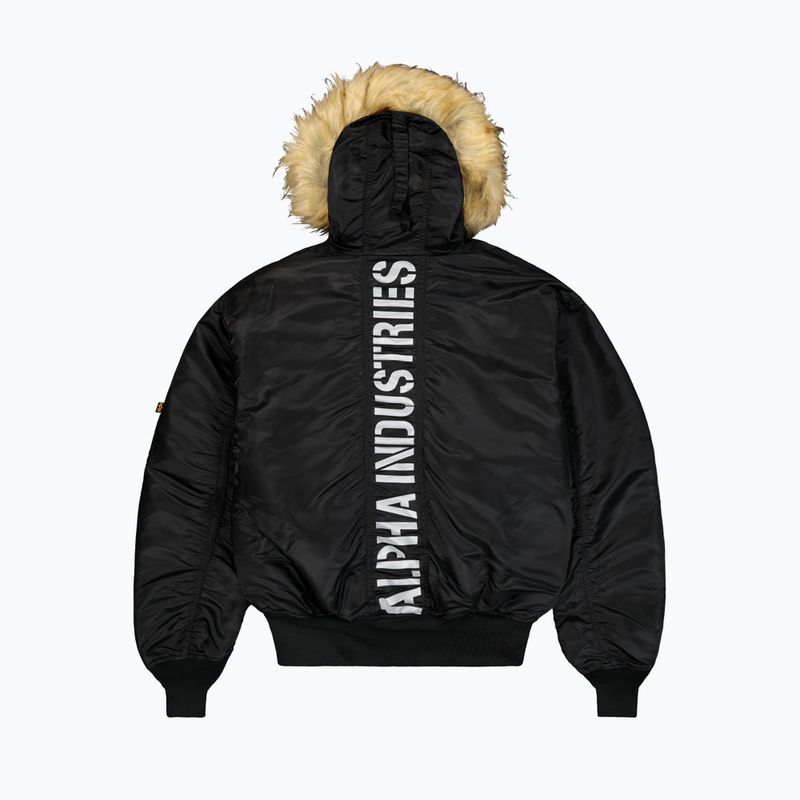 Geacă pentru bărbați Alpha Industries 45/P Hooded Custom Bomber black/reflective 8
