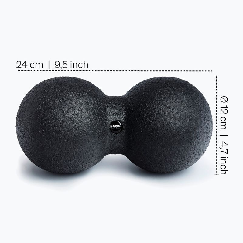 Minge pentru masaj BLACKROLL Duoball A000499 black 2