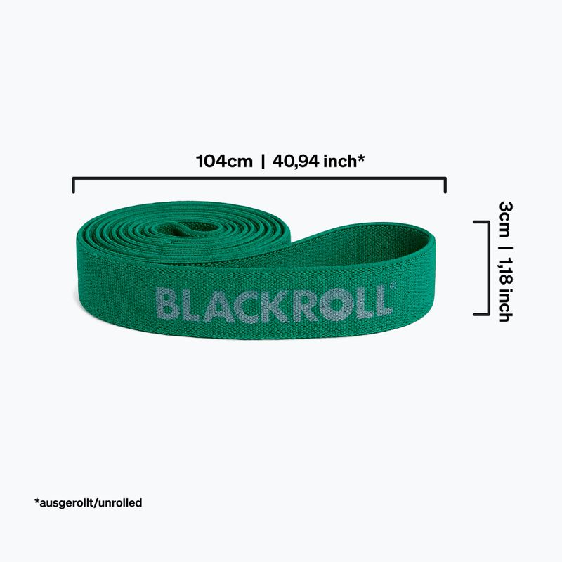 Bandă de antrenament BLACKROLL Super Band green 2