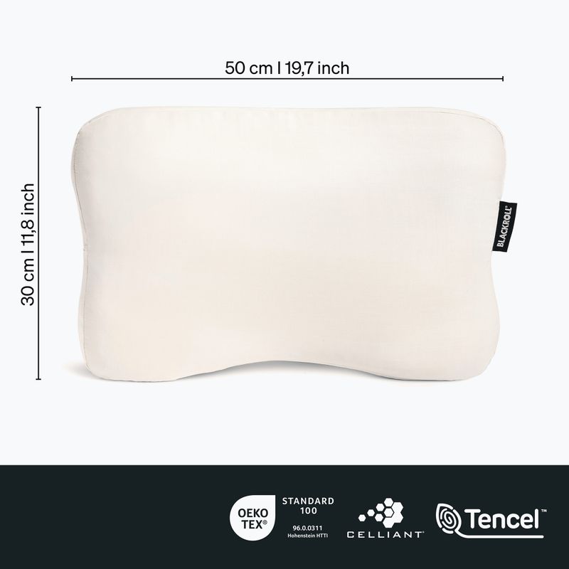 Față de pernă BLACKROLL Premium Comfort Pillow off white 3