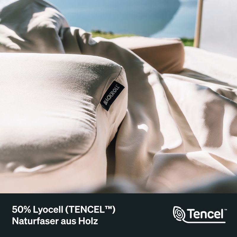 Față de pernă BLACKROLL Premium Comfort Pillow off white 4