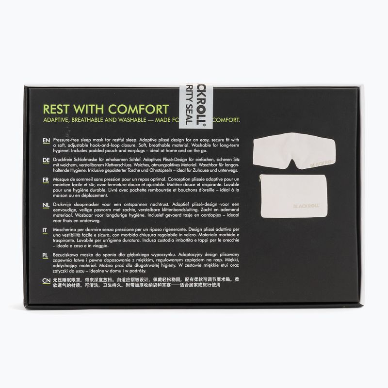Bandă pentru ochi BLACKROLL Premium Comfort Sleep off white 4