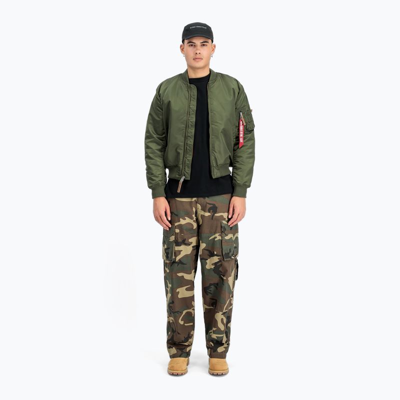Geacă pentru bărbați Alpha Industries MA-1 VF 59 Vintage Fit Bomber dark green 2