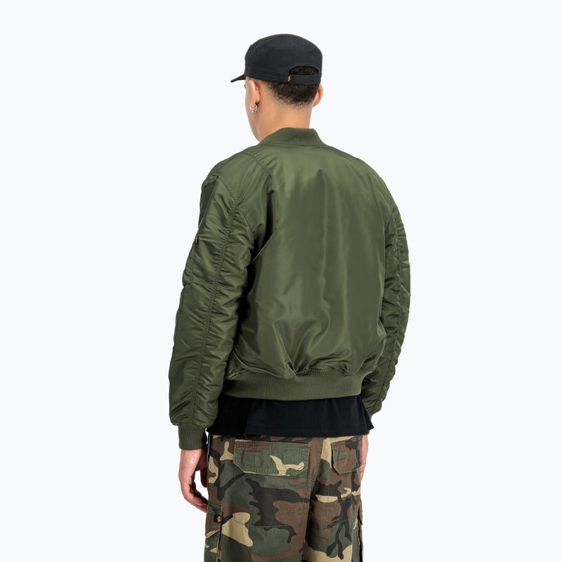 Geacă pentru bărbați Alpha Industries MA-1 VF 59 Vintage Fit Bomber dark green 3