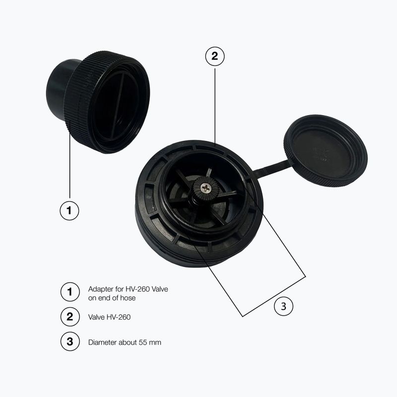 Furtun pentru pompă SPINERA EPDM 2mx40mm 2