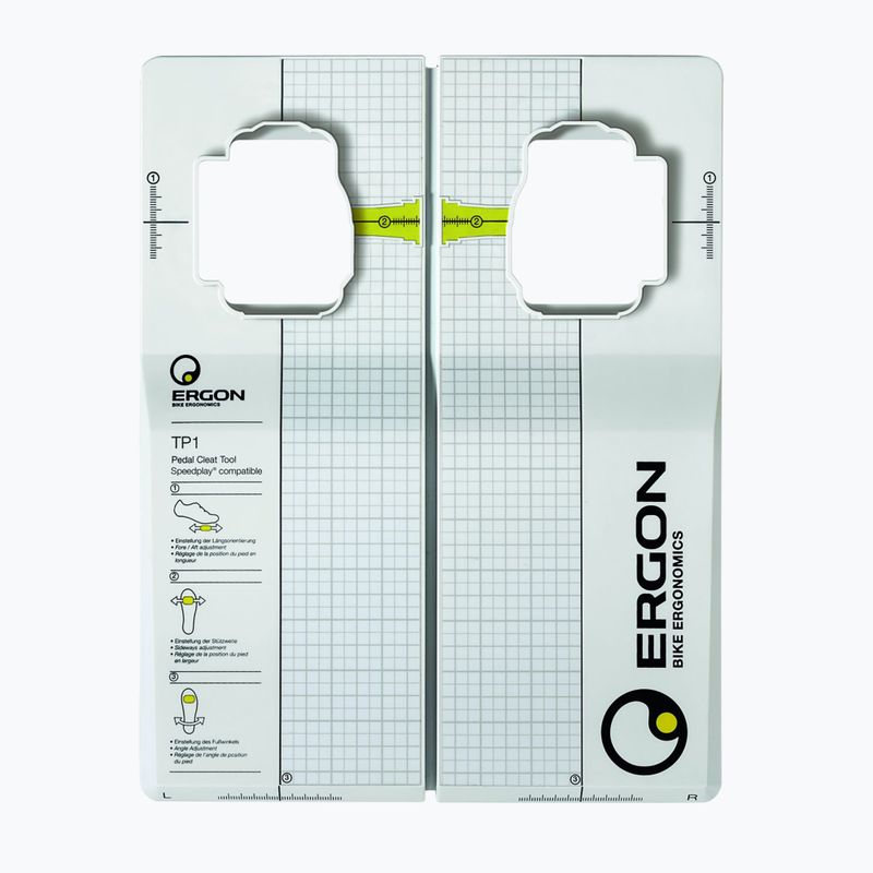 Șablon Ergon TP1 Pedal Cleat Tool for Speedplay® alb 48000015
