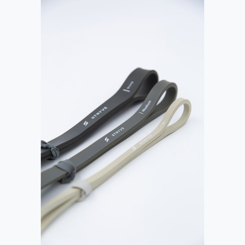Set de benzi de rezistență STRYVE Power Band 3 pack blackgrey/beige 2
