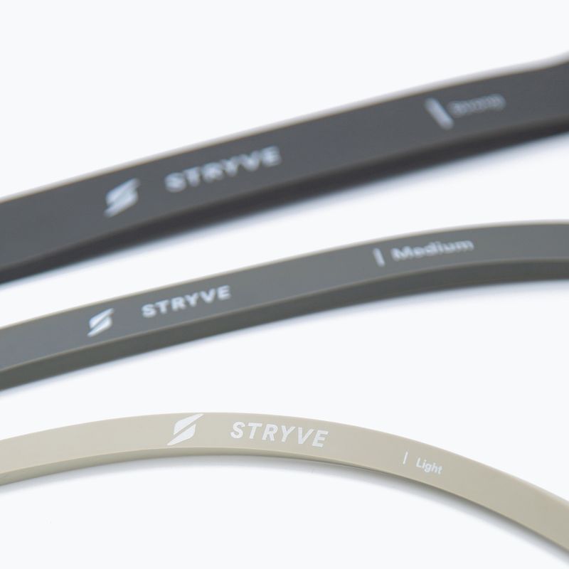 Set de benzi de rezistență STRYVE Power Band 3 pack blackgrey/beige 3