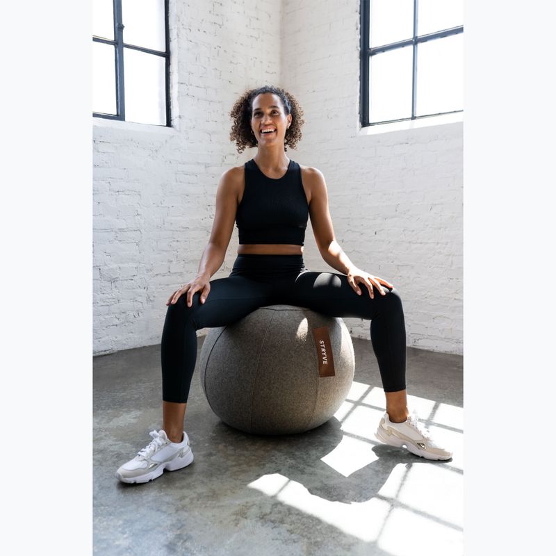 Minge de gimnastică STRYVE Active 70 cm stone grey 4
