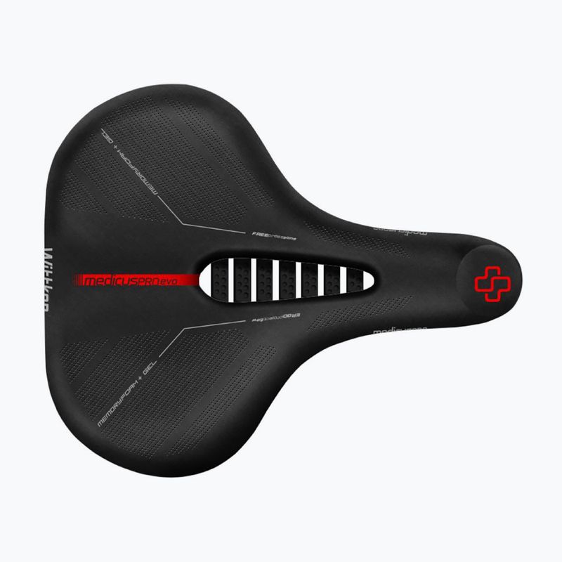 Șa de bicicletă Wittkop Medicus PROevo 1.1 City neagră WT-999693021 6