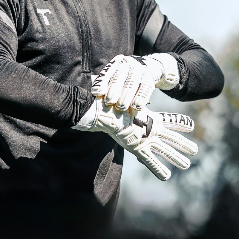 Mănuși de portar  T1TAN Classic 1.0 White-Out FP white 3