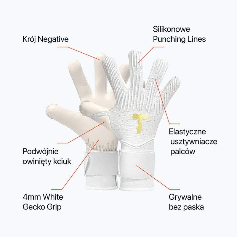 Mănuși de portar T1TAN Rebel 2.0 White-Out FP white 3