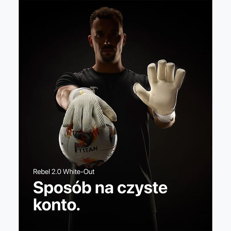 Mănuși de portar T1TAN Rebel 2.0 White-Out FP white 6