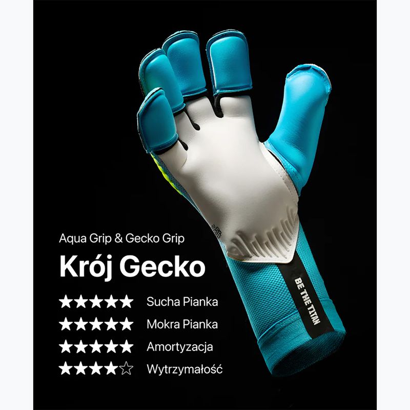 Mănuși de portar T1TAN Rebel 2.0 Sky Blue FP blue 4