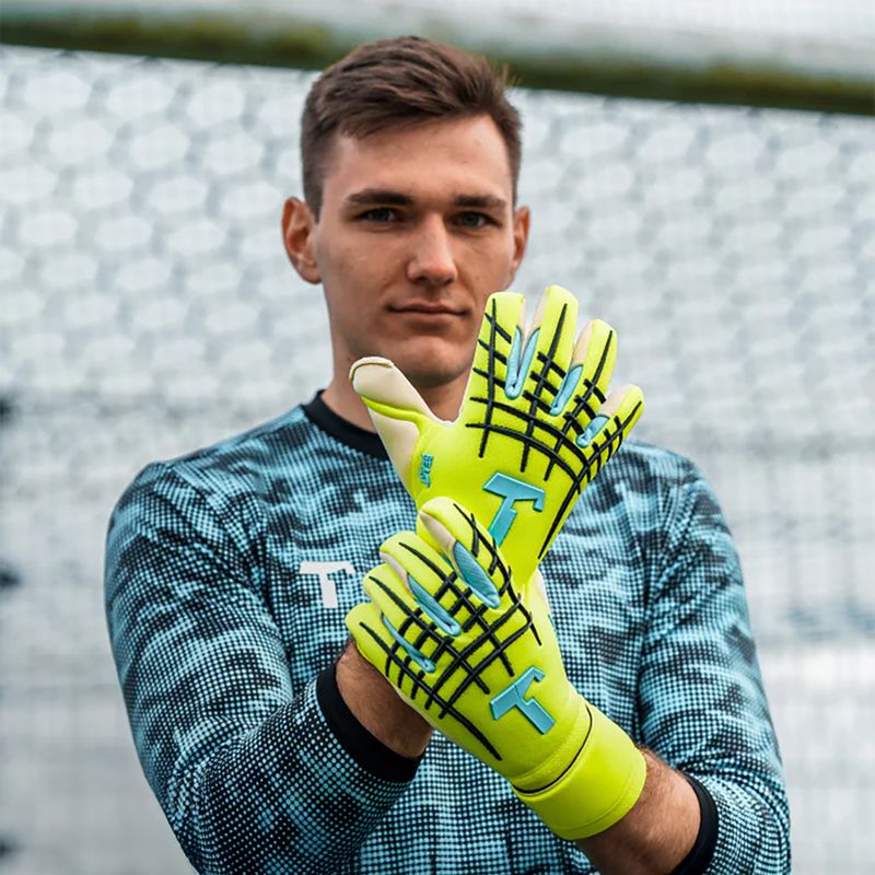 Mănuși de portar T1TAN Fluo Beast 3.0 fluo yellow/white 2