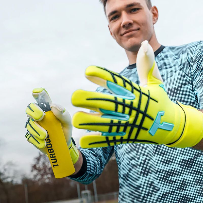 Mănuși de portar T1TAN Fluo Beast 3.0 fluo yellow/white 5