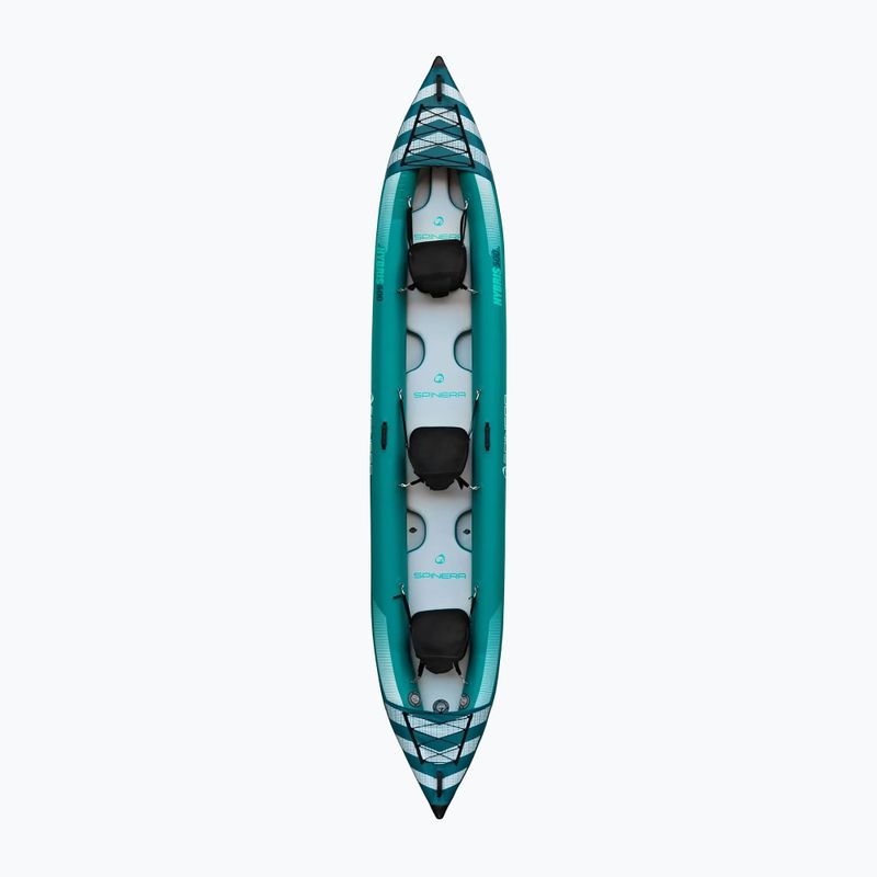Caiac gonflabil pentru 3-persoane SPINERA Hybris 475 teal/white/grey 2