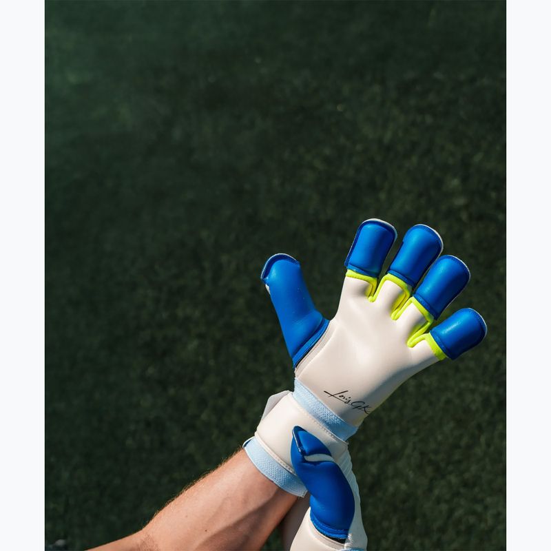Mănuși de portar T1TAN Rebel 2.0 X LORIS_GK white/blue/yellow 7