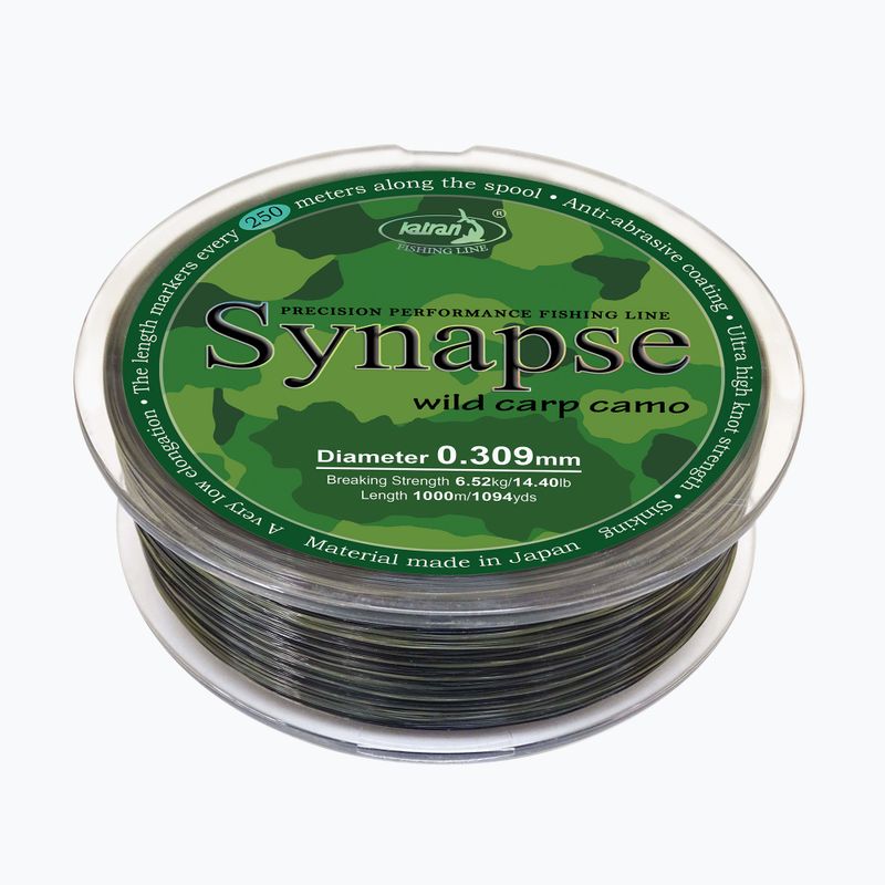Katran Synapse Wild Carp Camo Wild Carp Camo crap linie de pescuit verde