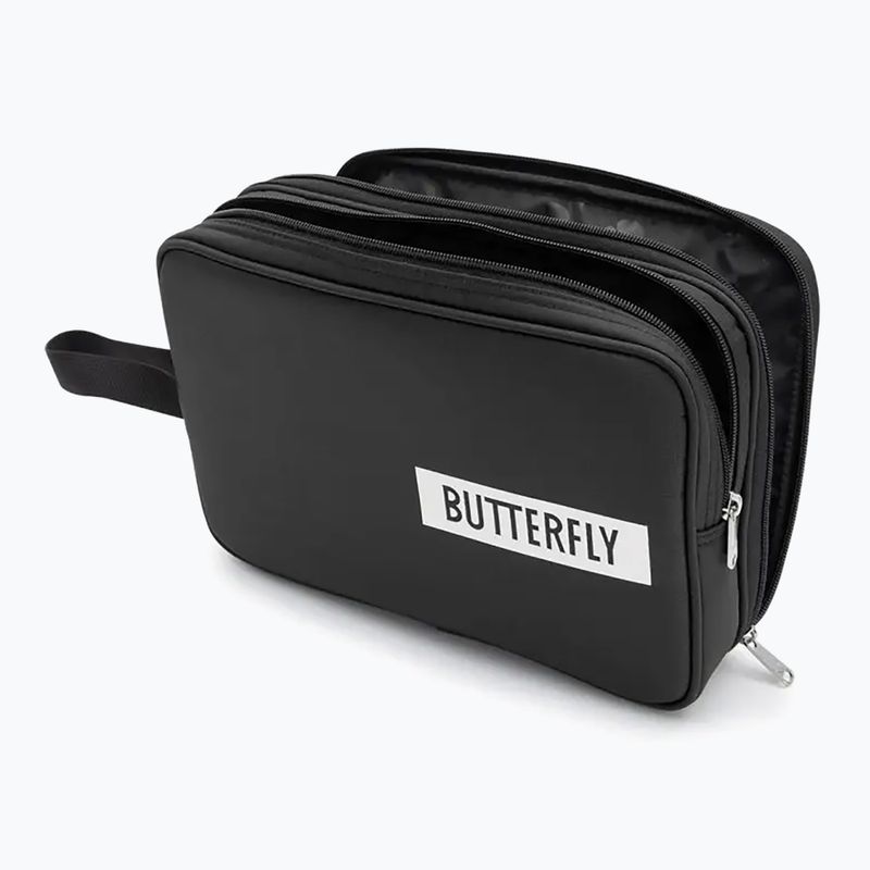 Husă pentru rachetă de tenis de masă Butterfly Logo podwójny black 2