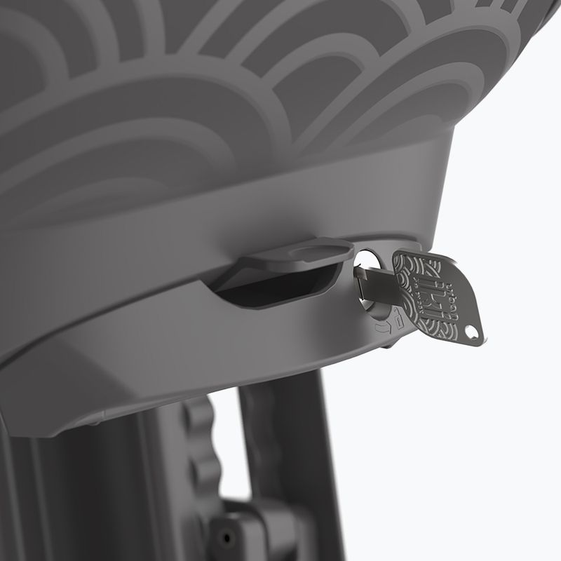 Scaun de bicicletă Urban Iki U-228277 key lock black/brown 4