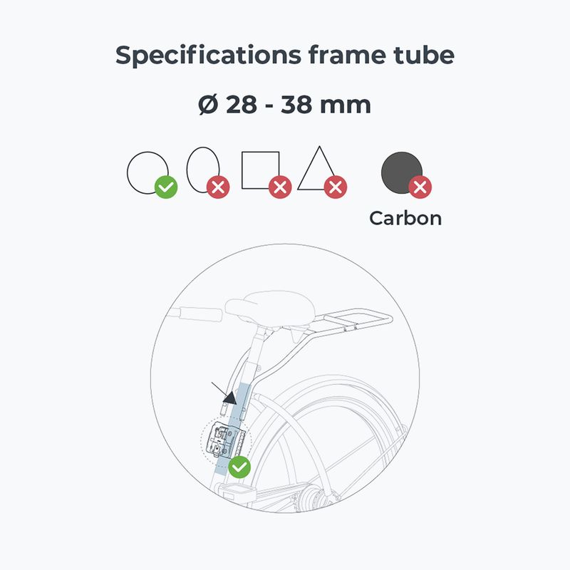 Scaun de bicicletă Urban Iki U-me black/black 3