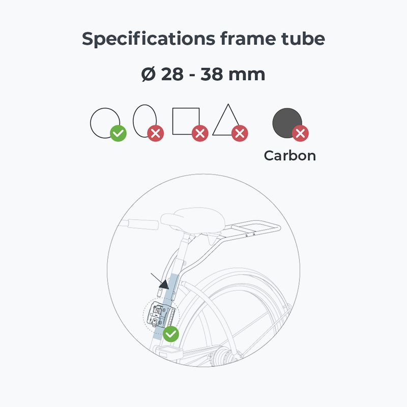 Scaun de bicicletă Urban Iki U-me beige/black 3