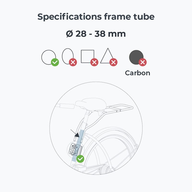 Scaun de bicicletă Urban Iki U-me grey/black 3