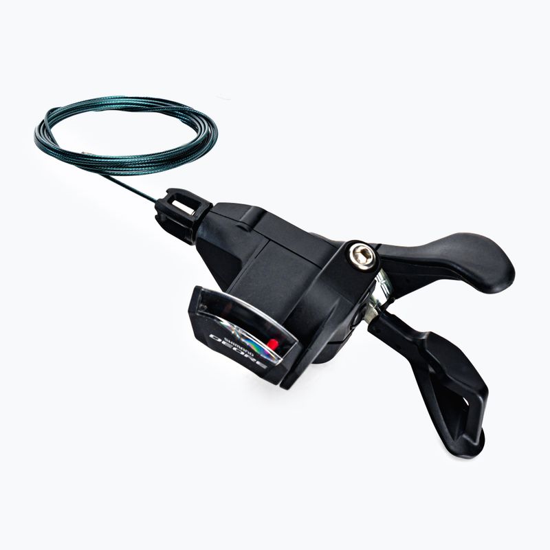Maneta stângă a schimbătorului față Shimano SL-M6000 negru ISLM6000LB