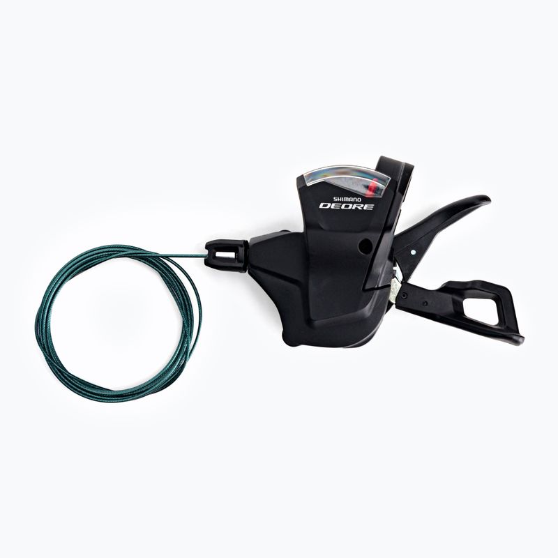 Maneta stângă a schimbătorului față Shimano SL-M6000 negru ISLM6000LB 3