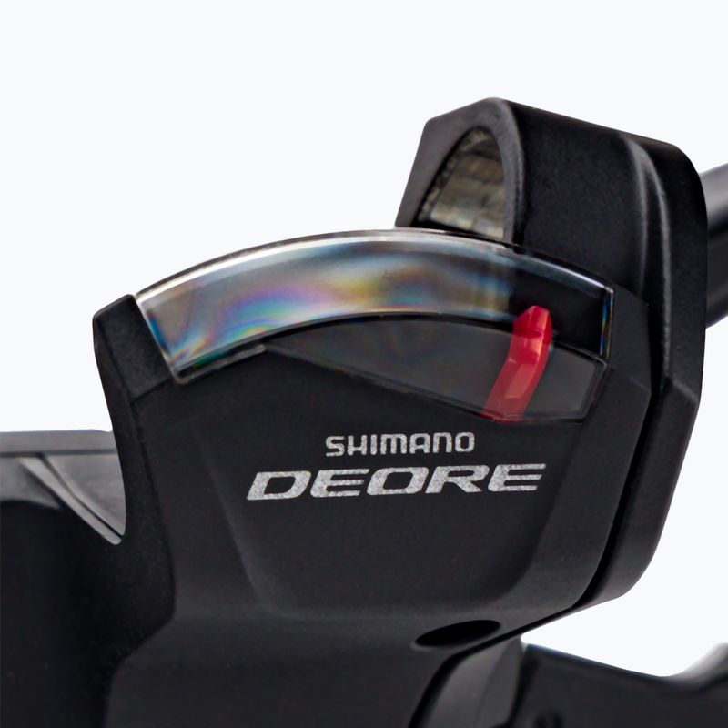 Maneta stângă a schimbătorului față Shimano SL-M6000 negru ISLM6000LB 5