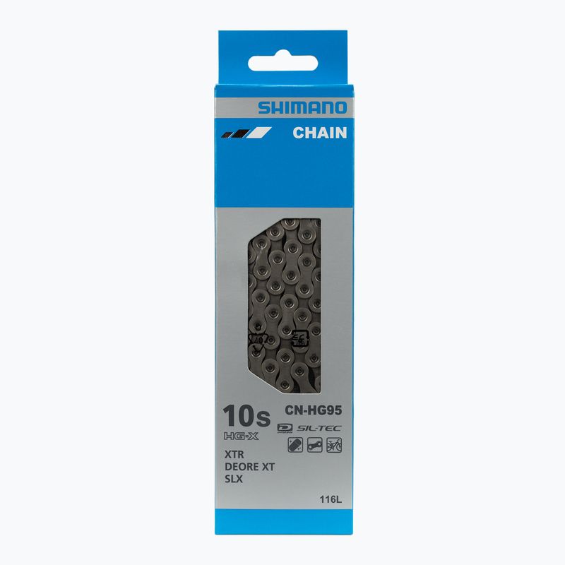 Lanț de bicicletă Shimano CN-HG95 + Pin 10rz 116 verigi