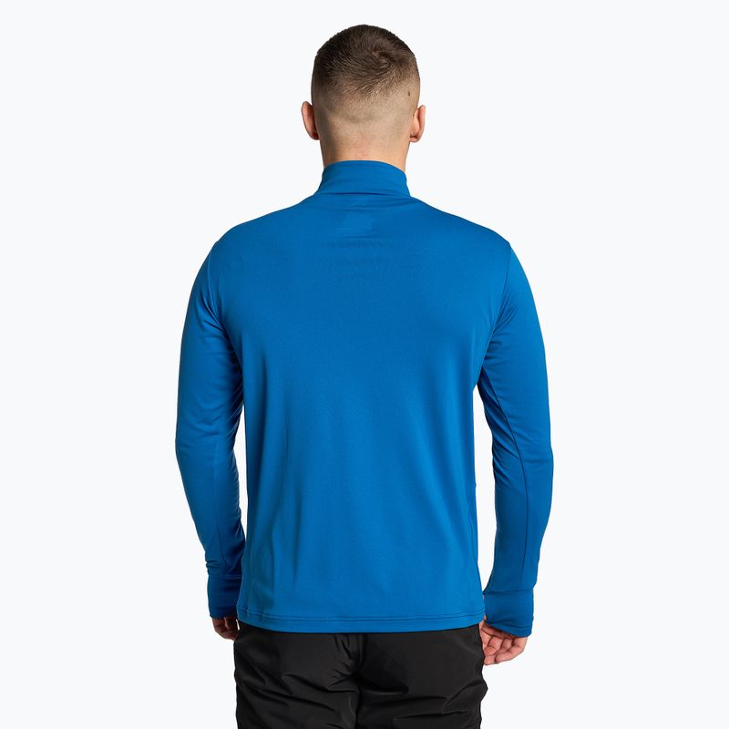 Tricou de schi Descente pentru bărbați Descente 1/4 Zip 52 albastru DWMUGB28 2