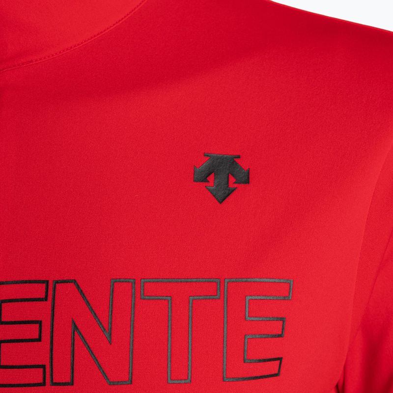 Tricou de schi Descente pentru bărbați Descente 1/4 Zip 85 roșu DWMUGB28 4