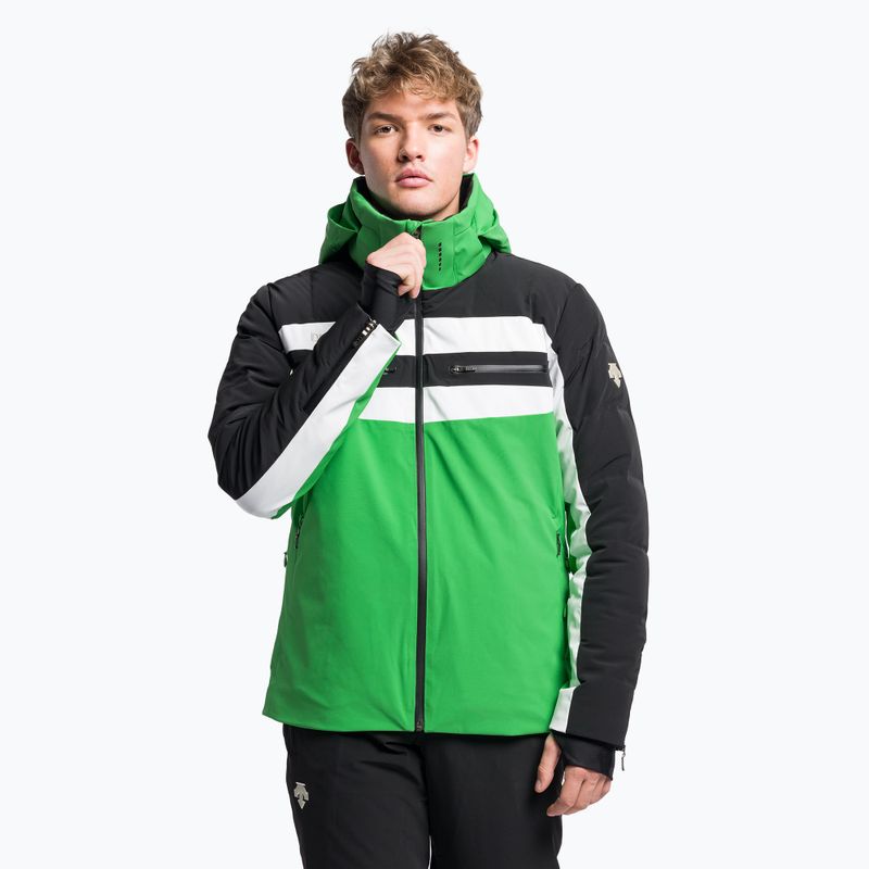 Jachetă de schi pentru bărbați Descente Carter 19 verde DWMUGK23
