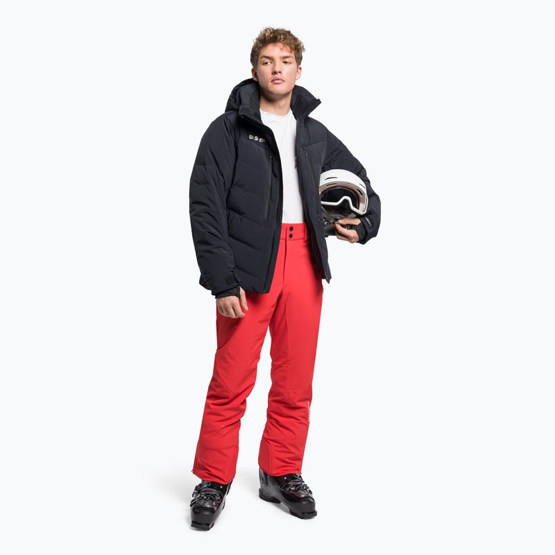 Pantaloni de schi pentru bărbați Descente Swiss roșii DWMUGD40 2