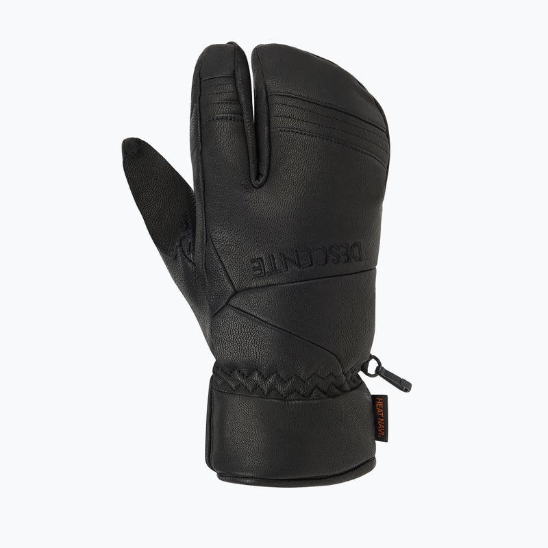 Mănuși de schi pentru bărbați Descente 3 Finger Leather black 2