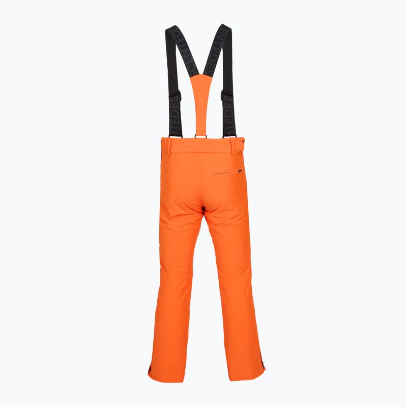 Pantaloni de schi pentru bărbați Descente Smooth mandarin orange 2