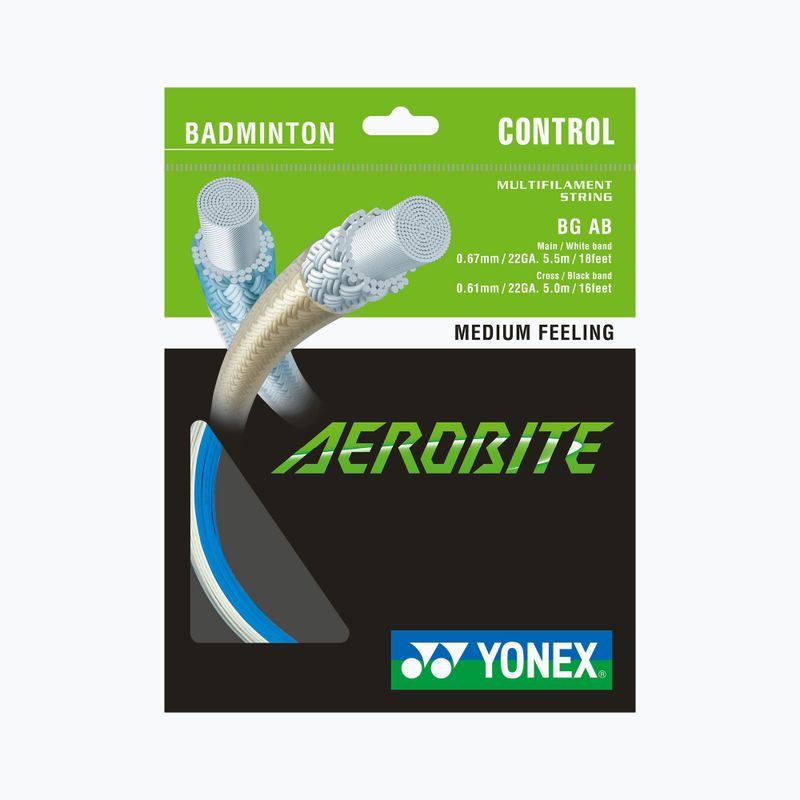 Coardă de badminton YONEX BG AEROBITE Set albastru