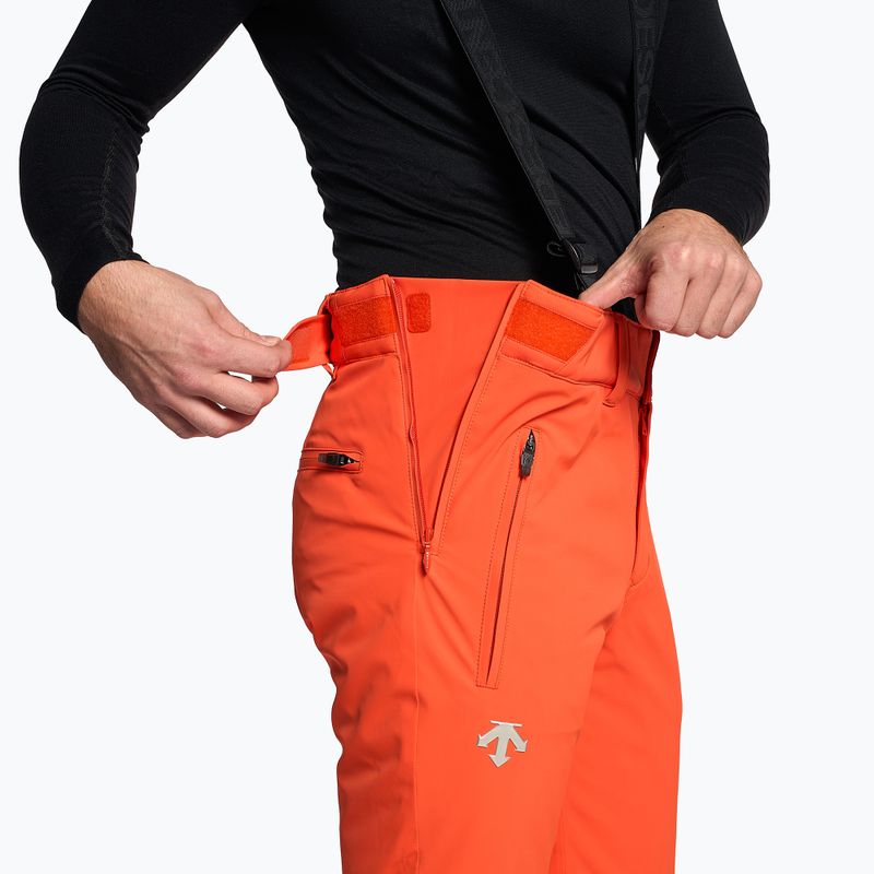 Pantaloni de schi pentru bărbați Descente Swiss mandarin orange 3