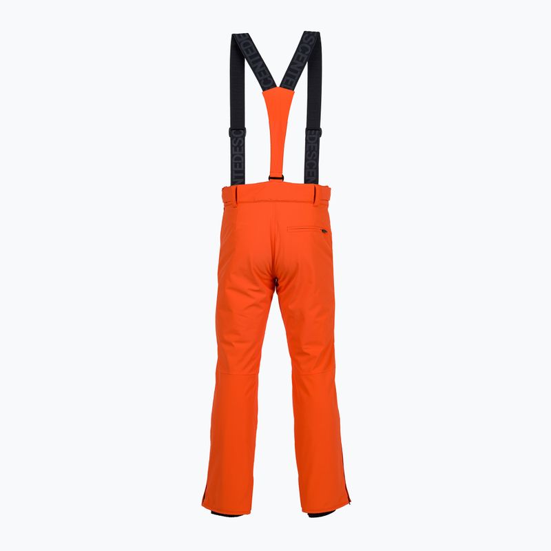 Pantaloni de schi pentru bărbați Descente Swiss mandarin orange 6