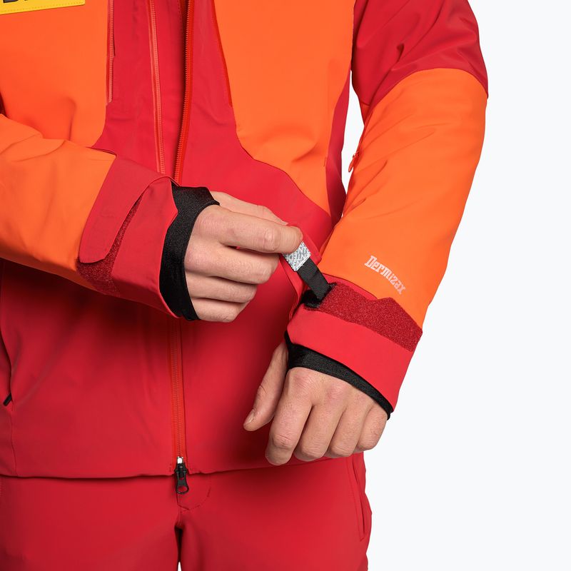 Geacă de schi pentru bărbați Descente Swiss mandarin orange 4