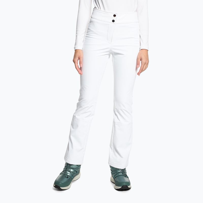 Pantaloni de schi pentru bărbați Descente Jacey super white