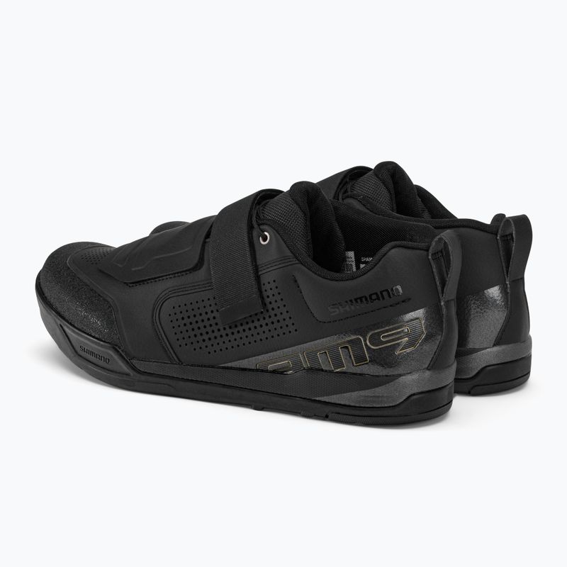 Pantofi de ciclism MTB pentru bărbați Shimano SH-AM903 negru ESHAM903MCL01S44000 3