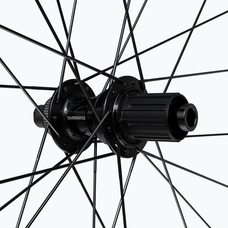 Roată de bicicletă spate Shimano WH-RX180 TL-R12-700C CL black 3