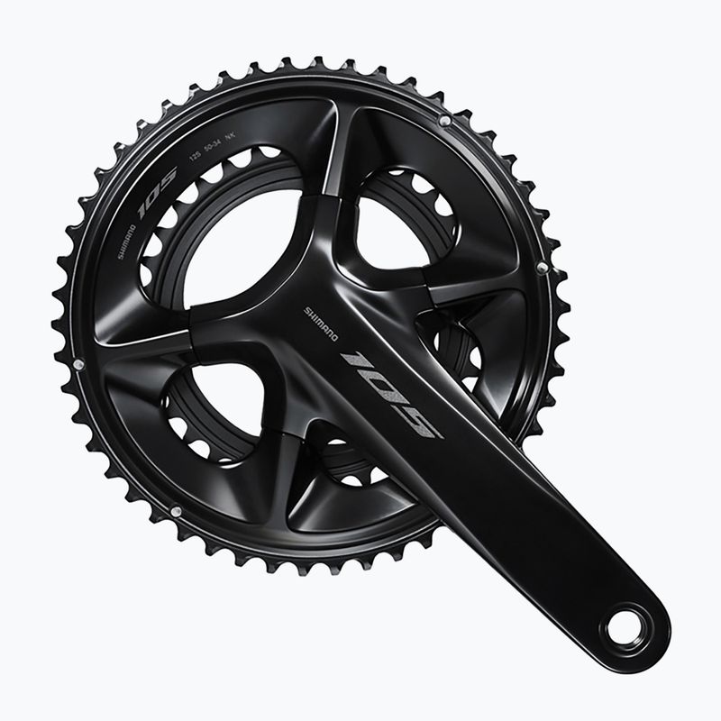 Pedalier Shimano 105 FC-R7100 52-36T 12rz 160 mm black