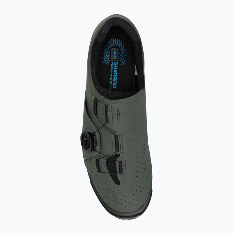 Shimano SH-XC300 pantofi de ciclism pentru bărbați, verde ESHXC300MGE07S42000 6